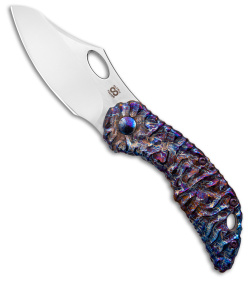 Olamic Cutlery Busker Semper Knife Titanium Molten Entropic (2.5" Polish)