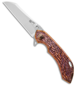 Olamic Cutlery Wayfarer 247 Frame Lock Knife Molten Burple Titanium (3.5&quot; Satin) | 201292