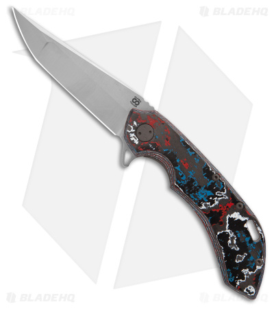 Olamic Cutlery Wayfarer 247  Knife Nebula Fat Carbon (3.5" Satin) S90V