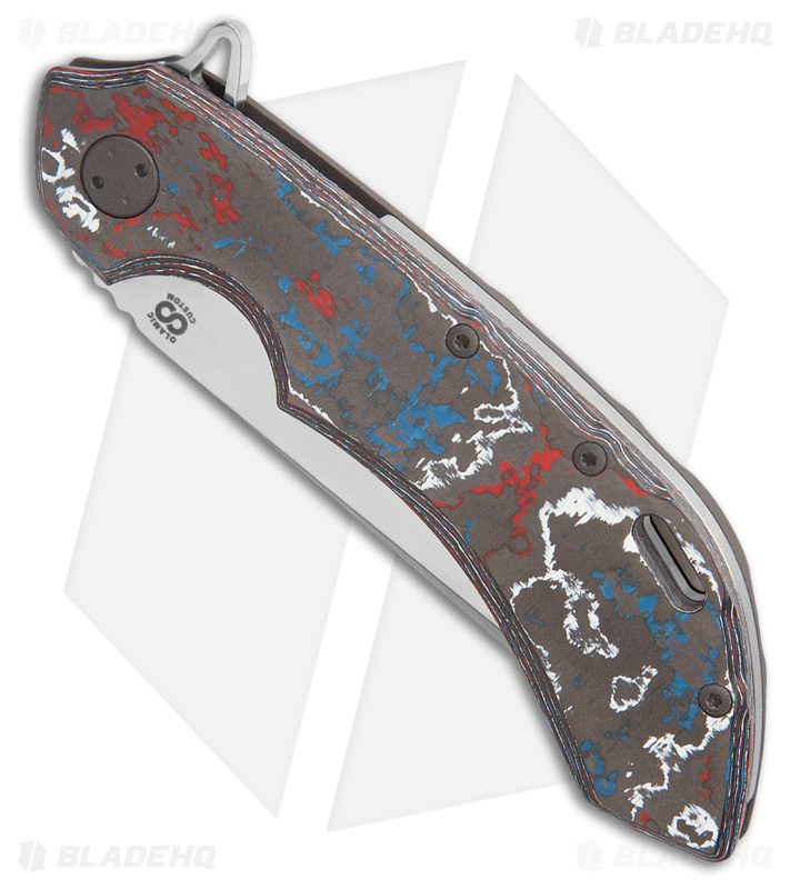 Olamic Cutlery Wayfarer 247  Knife Nebula Fat Carbon (3.5" Satin) S90V
