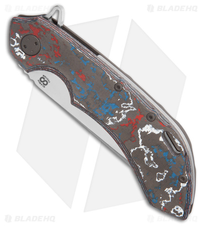Olamic Cutlery Wayfarer 247  Knife Nebula Fat Carbon (3.5" Satin) S90V
