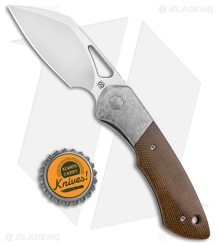 Olamic WhipperSnapper Sheepsfoot OD Green Micarta - Blade HQ