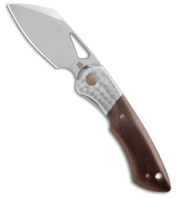 Olamic WhipperSnapper BL Knife Sheepsfoot Space Coral & Titanium (2.9" Satin)