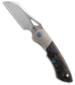 Olamic WhipperSnapper BL Knife Wharncliffe Blue Dark Matter (2.9" Satin) S90V