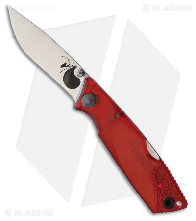 Ontario Ice Series Fire Lockback Folding Knife Red GFN (2.6" Satin)