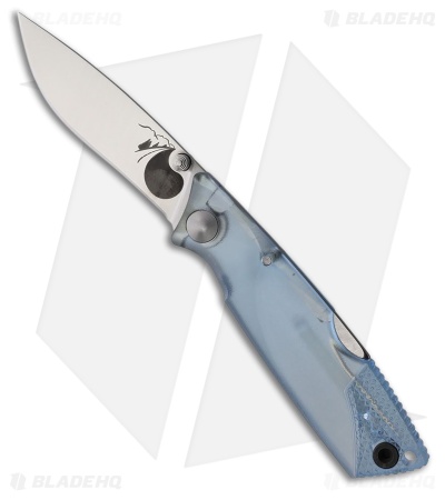 Ontario Ice Series Glacier Lockback Folding Knife Blue GFN (3.0" Satin)