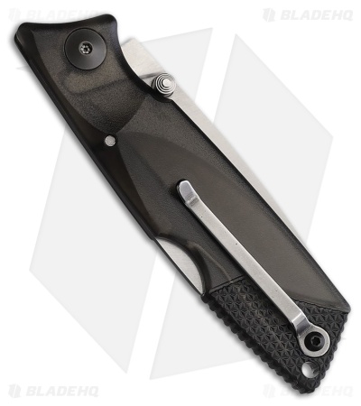 Ontario Ice Series Smoke Lockback Folding Knife Gray GFN (3.0" Satin)