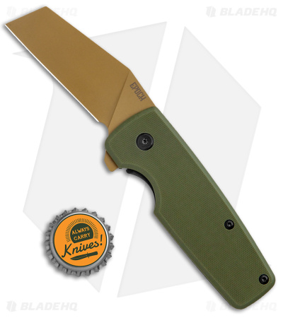 Ontario Epoch Frame Lock Knife  OD Green Black G-10 (2.4" Tan) 