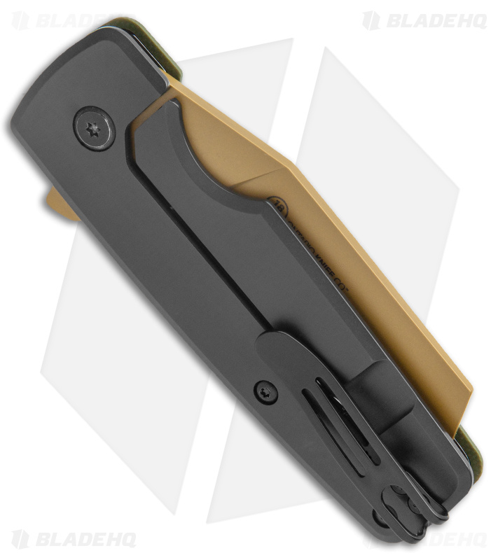 Ontario Epoch Frame Lock Knife  OD Green Black G-10 (2.4" Tan) 
