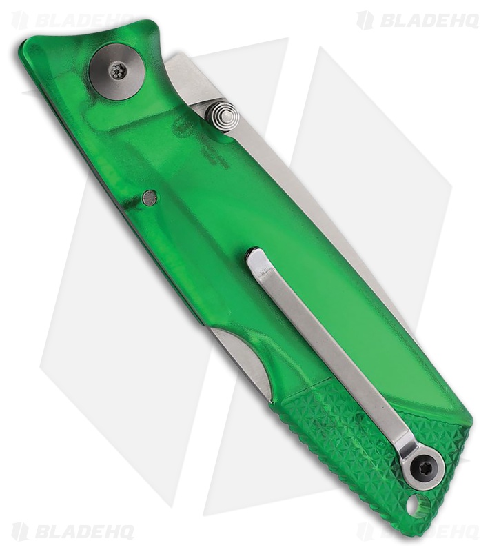 Ontario Ice Series Terrain Lockback Knife Green Polymer (2.6" Satin)