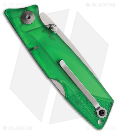 Ontario Ice Series Terrain Lockback Knife Green Polymer (2.6" Satin)