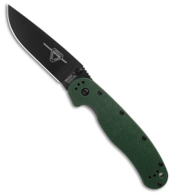 Ontario Rat Model 1  Knife Forest Green G-10 S35VN (3.5&quot; Black)  | 195578