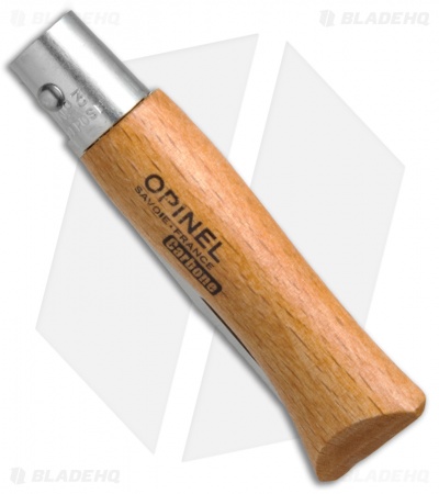 Opinel No. 3 Carbon Steel Folding Knife Beechwood (1.5" Satin) #3