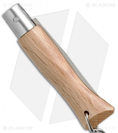 Opinel No. 4 Stainless Steel Knife Beechwood (2" Satin) #4 SS