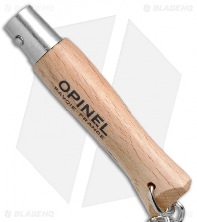 Opinel No. 4 Stainless Steel Knife Beechwood (2" Satin) #4 SS