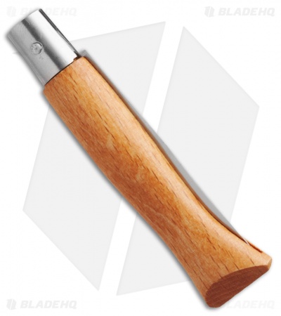 Opinel Knives No. 5 Carbon Steel Knife Beech Wood (2.4" Satin)