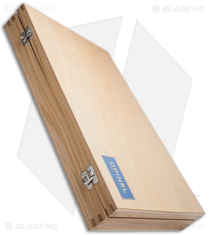 Opinel Knives Carbon Steel Folding Knife Beechwood Handles (Set of 10)