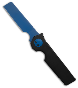 Paragon Krazor Gravity Knife Black Aluminum (4" Blue)