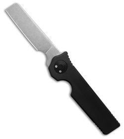 Paragon Krazor Gravity Knife Black Aluminum (4" Stonewash)