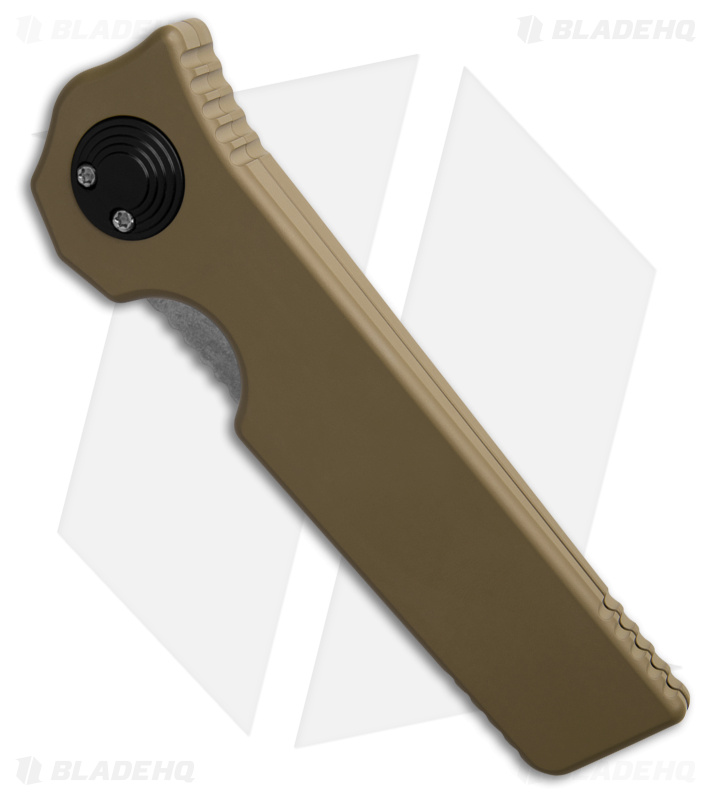 Paragon Krazor Gravity Knife Coyote Tan Aluminum (4" Stonewash)