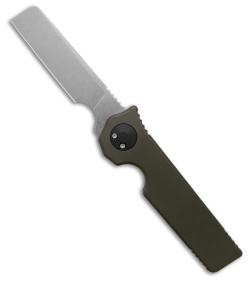 Paragon Krazor Gravity Knife OD Green Aluminum (4" Stonewash)