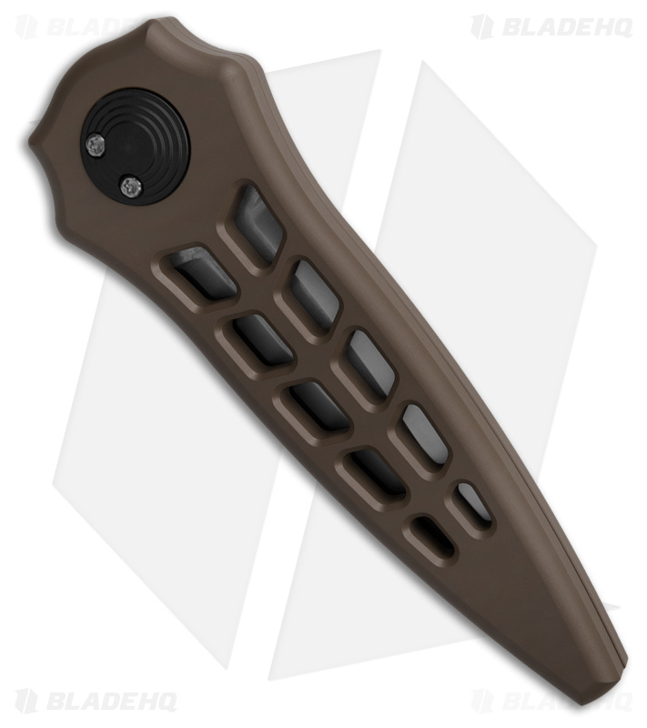 Paragon Warlock Enchanter Knife Skeletonized FDE Aluminum (3.8" Satin)