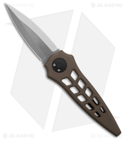Paragon Warlock Enchanter Knife Skeletonized FDE Aluminum (3.8" Satin)