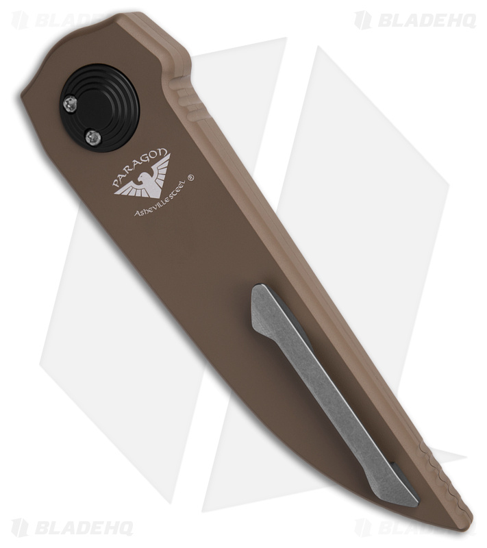 Paragon Phoenix Gravity Knife Flat Dark Earth Cerakote Aluminum (3.8" SW)