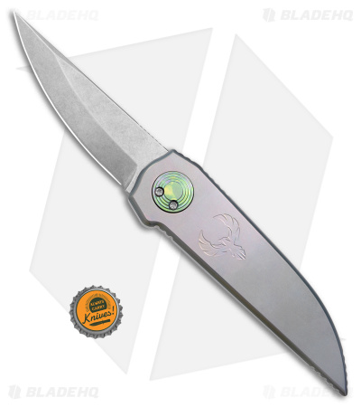 Paragon Phoenix Gravity Knife Green Ti (3.9