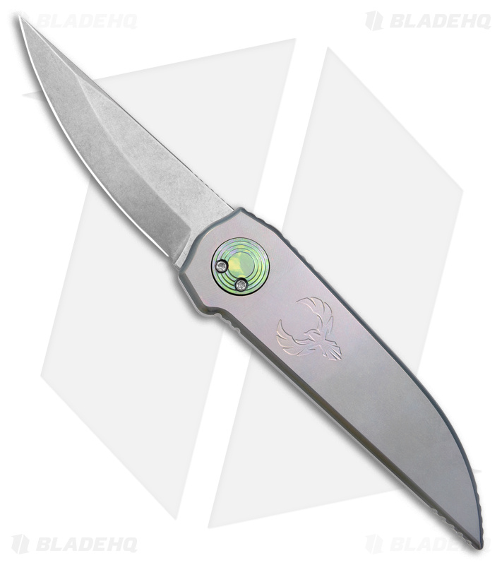 Paragon Phoenix Gravity Knife Green Ti (3.9