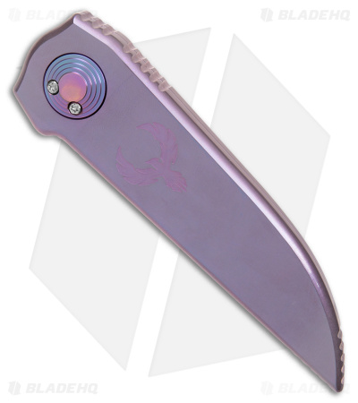 Paragon Phoenix Gravity Knife Purple Titanium (3.9" Stonewash S35VN)