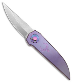 Paragon Phoenix Gravity Knife Purple Titanium (3.9" Stonewash S35VN)