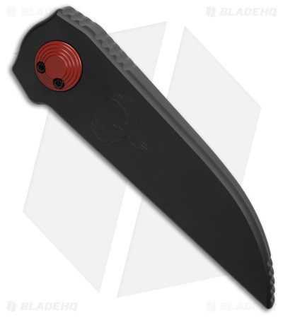 Paragon Phoenix Knife Black Cerakote Aluminum (3.8" Red Cerakote) CB-CRB