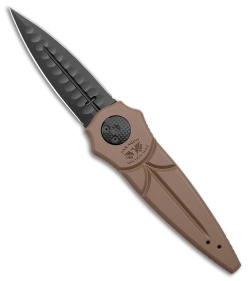 Paragon Warlock Knife Brown Dark Earth Aluminum (3.9" Black Sorcerer)