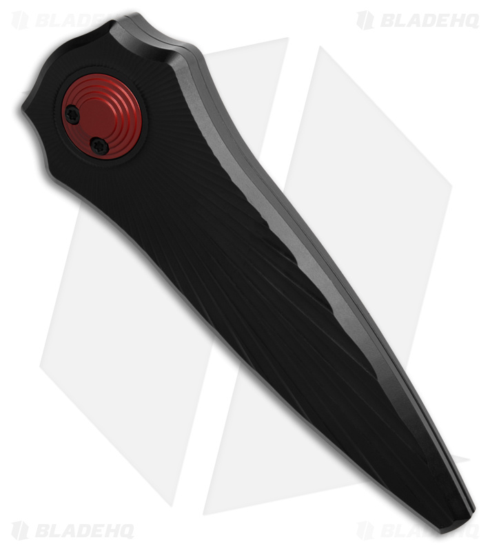 Paragon Warlock-X Folding Knife Star Burst Black Cerakote (4"  2-Tone Red)