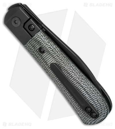 Peña Knives X-Series Exclusive Swayback Knife Black Micarta (2.9" Black M4)