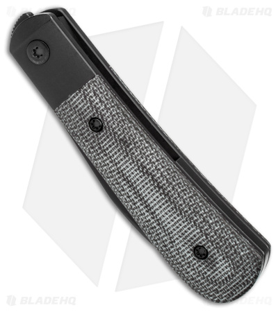 Peña Knives X-Series Exclusive Swayback Knife Black Micarta (2.9" Black M4)
