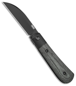 Peña Knives X-Series Exclusive Swayback Knife Black Micarta (2.9" Black M4)