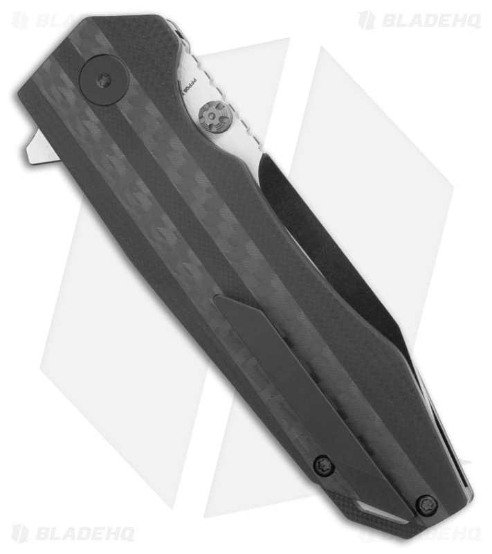 Petrified Fish Mocado Liner Lock Knife Carbon Fiber (3.5" Two-Tone) PFP08CDW