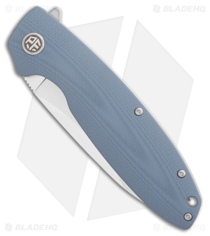 Petrified Fish Terra Liner Lock Knife Blue G-10 (3.75" Satin)