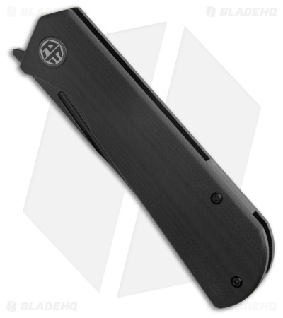 Petrified Fish Viking Liner Lock Knife Black G-10 (3.62" Blk/SW) PFP07DDW