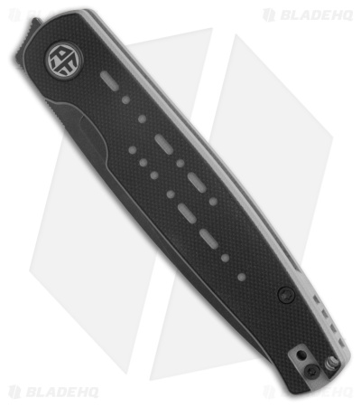 Petrified Fish Morse Liner Lock Knife Blk/Gray G-10 (3.3" Blk/SW 154CM) PFE07DDW