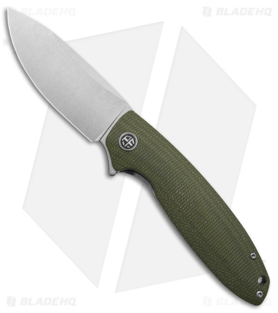 Petrified Fish PF818 Liner Green Micarta (SW) - Blade HQ
