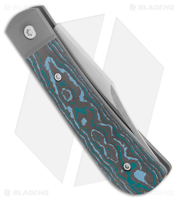 Jack Wolf Knives Benny's Clip Fat Carbon (Satin) - Blade HQ