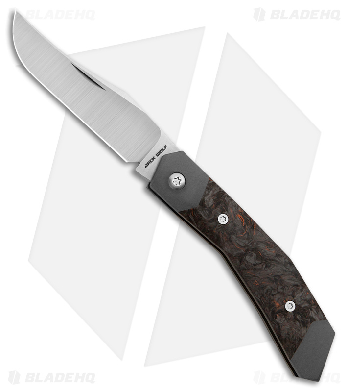 Jack Wolf Knives Cyborg Dark Matter Fat Carbon - Blade HQ