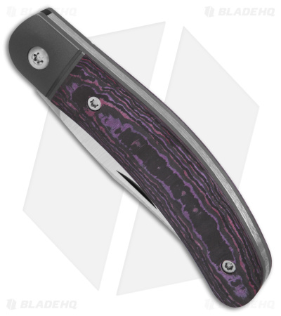 Jack Wolf Knives Javelina Jack Knife Fat Carbon Purple Haze (2.83" Satin)