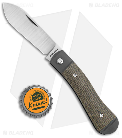Jack Wolf Knives K9 Jack Knife Green Mic (2.9