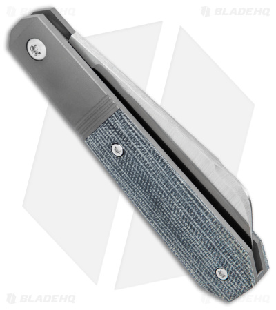 Jack Wolf Knives Midnight Jack Black Micarta - Blade HQ
