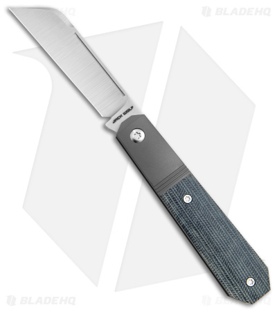 Jack Wolf Knives Midnight Jack Black Micarta - Blade HQ