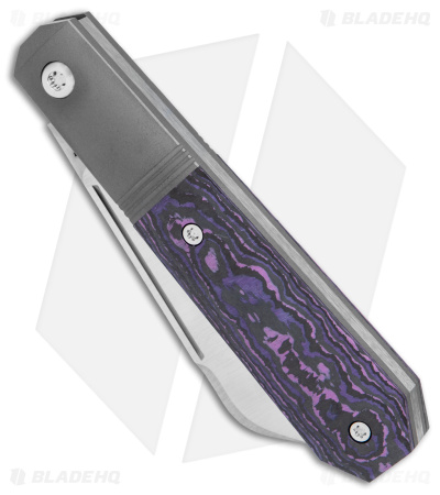 Jack Wolf Knives Midnight Jack Purple Fat Carbon - Blade HQ
